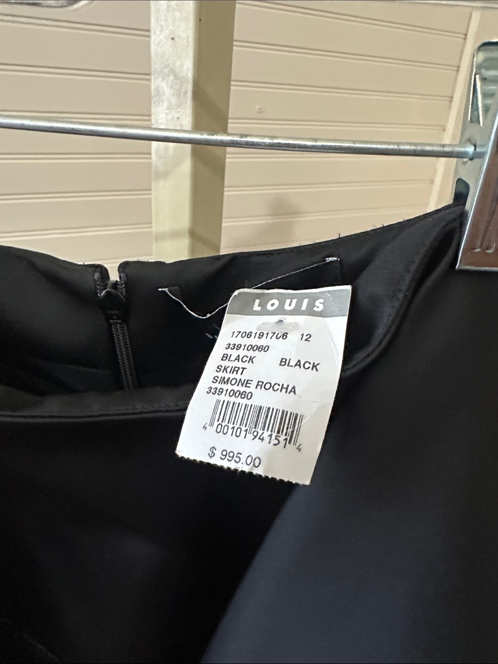 Simone Rocha Black Skirt size 12